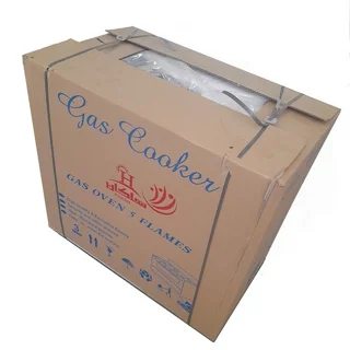 اجاق گاز 5 شعله هاکان مدل رو شیشه فندک دار دو درب 102414311