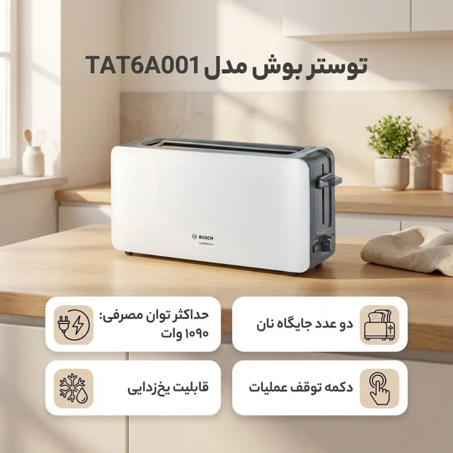 توستر بوش مدل TAT6A001 102414358